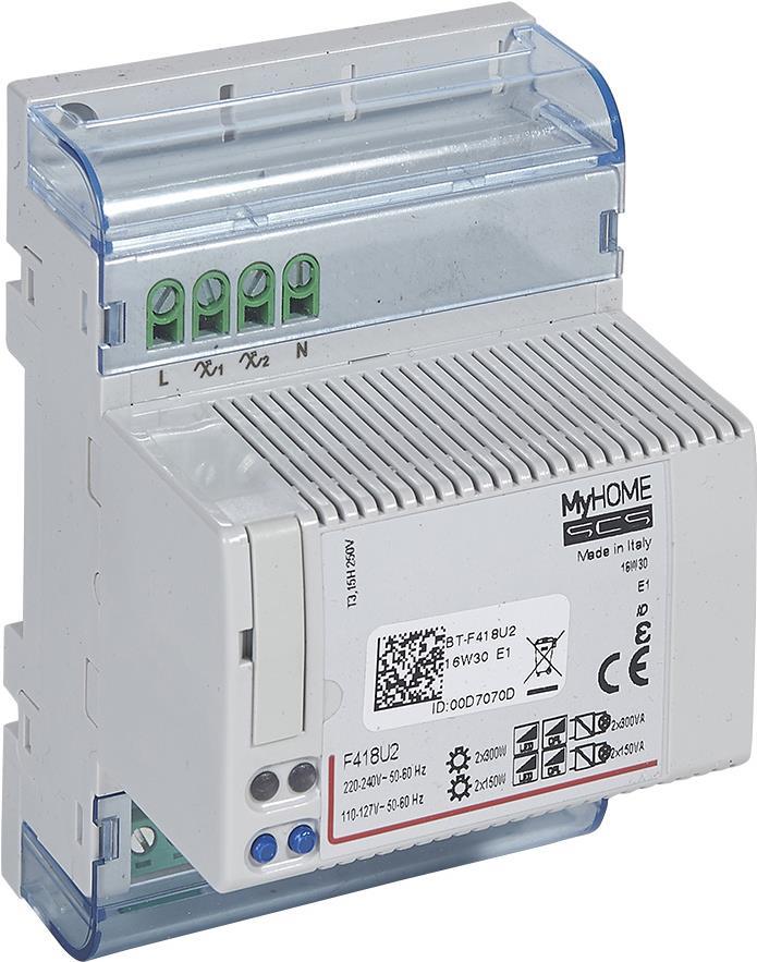 Купить Legrand F418U2 - 98 mm - 110 mm - 72 mm - 203 g - 1 Stück(e) (F418U2) в магазине wardena.ru