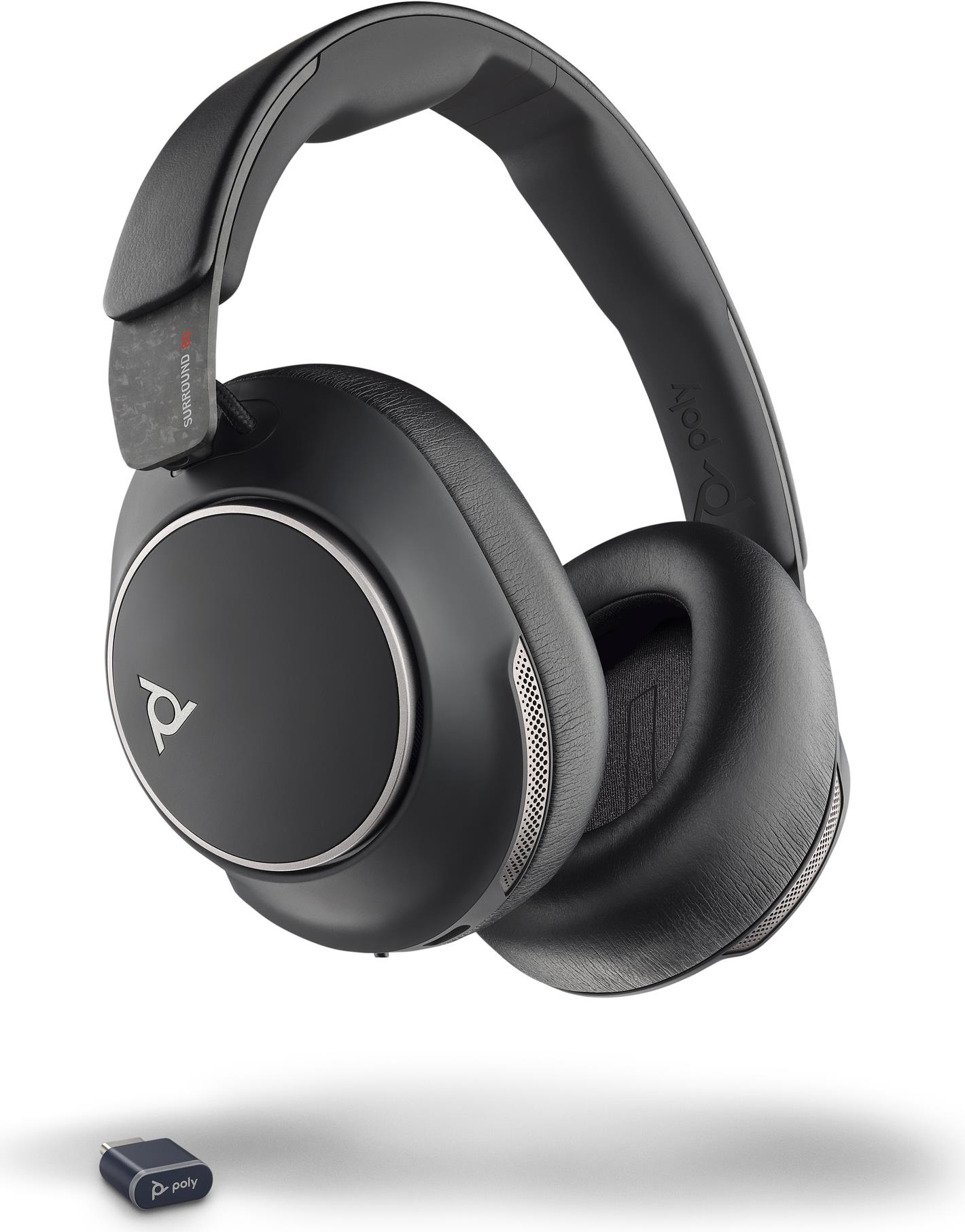 Купить HP POLY Poly Voyager Surround 80 UC - Voyager Surround 80 series - Headset - Over-Ear - Bluetooth - kabellos - aktive Rauschunterdrückung - Adapter USB-C via Bluetooth - Schwarz - Certified for Microsoft Teams Open Offic (8G7T9AA) в магазине wardena.ru