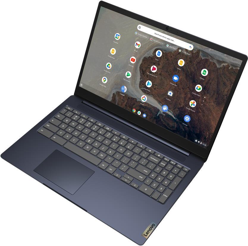 Купить Lenovo IdeaPad 3 CB 15IJL6 82N4 - Intel Celeron N4500 / 1.1 GHz - Chrome OS - UHD Graphics - 4 GB RAM - 64 GB eMMC - 39.6 cm (15.6") IPS 1920 x 1080 (Full HD) - Wi-Fi 6 - Abgrundblau - kbd: Deutsch (82N4000XGE) в магазине wardena.ru