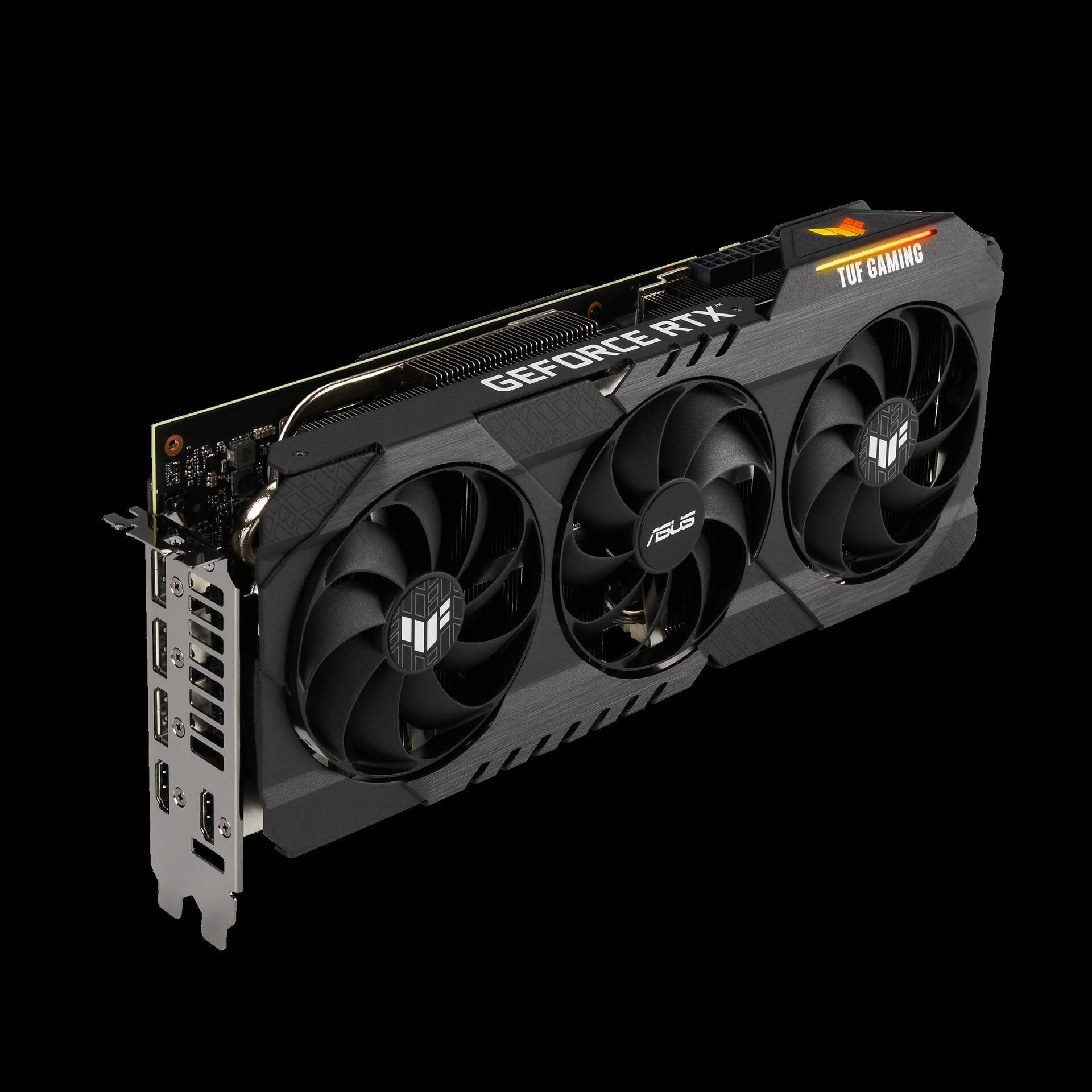 Купить ASUS TUF-RTX3080TI-O12G-GAMING - OC Edition - Grafikkarten - GF RTX 3080 Ti - 12GB GDDR6X - PCIe 4,0 - 2 x HDMI, 3 x DisplayPort (90YV0GU1-M0NM00) в магазине wardena.ru