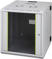 Купить DIGITUS® 20HE Wandgehäuse mit Schwenkrahmen - Grau, RAL 7035, Pulverbeschichtung (19") (DN-19 20-U-3) в магазине wardena.ru