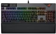 Купить ASUS ROG Strix Flare - Tastatur - Hintergrundbeleuchtung - USB - Deutsch - Tastenschalter: ROG NX Red - Gun Metal (90MP02D6-BKDA01) в магазине wardena.ru
