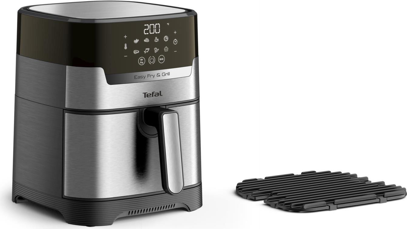 Купить Tefal Easy Fry & Grill DELUXE (EY505D) - Heißluftfritteuse - 4,2 l - 80 °C - 200 °C - 6 Person(en) - 60 min (EY505D) в магазине wardena.ru