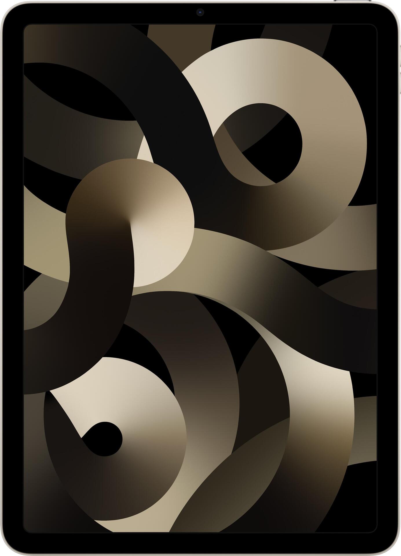 Купить Apple 10.9"  iPad Air Wi-Fi - 5. Generation - Tablet - 64GB - 27,7 cm (10.9") IPS (2360 x 1640) - Starlight (MM9F3FD/A) в магазине wardena.ru