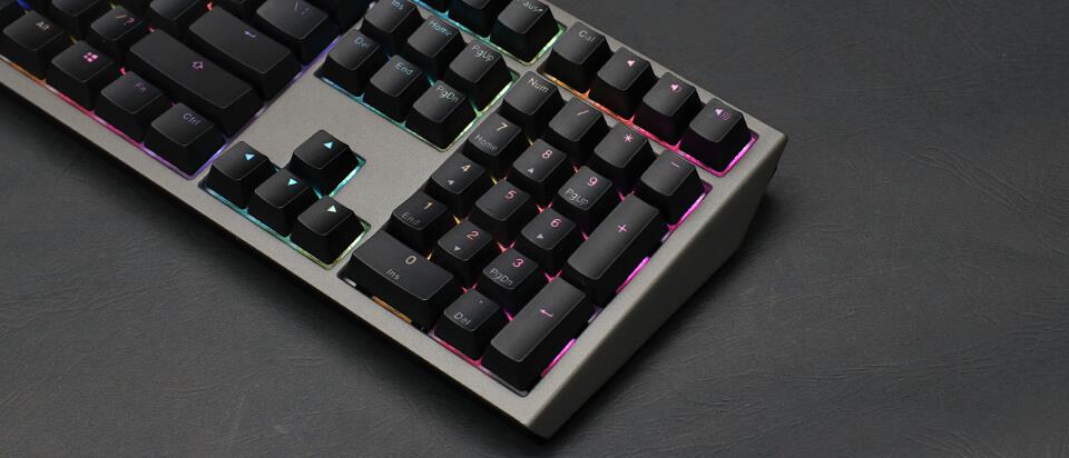Купить Ducky Shine 7 PBT Gaming Tastatur, MX-Blue, RGB LED - gunmetal (DKSH1808ST-CDEPDAHT1) в магазине wardena.ru