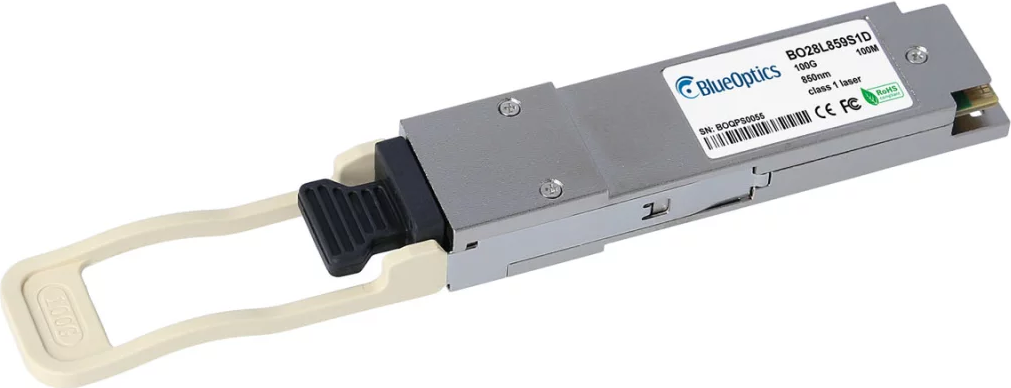 Купить Kompatibler HPE 845966-B21 BlueOptics BO28L859S1D QSFP28 Transceiver, MPO/MTP, 100GBASE-SR4, Multimode Fiber, 4x850nm, 100 Meter, 0°C/+70°C, DDM (845966-B21-BO) в магазине wardena.ru