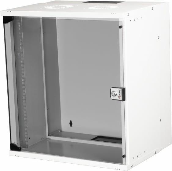 Купить Equip Eco Mount 19' Schrank - 12HE - 540X400mm - RAL7035 Grau - Wandmontiertes Regal - 12U - Sperrschloss - 12,5 kg - Hellgrau (EWM-12-5440-G) в магазине wardena.ru