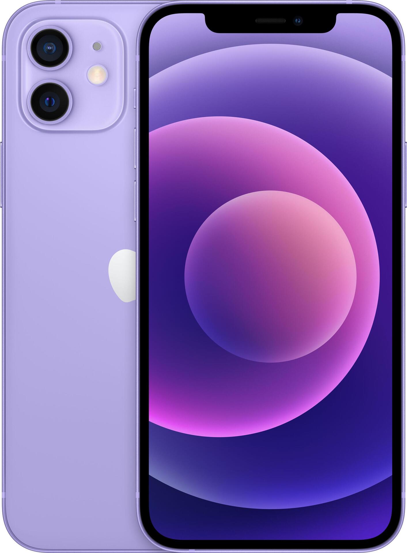 Купить Apple iPhone 12 - Smartphone - Dual-SIM - 5G NR - 128 GB - 6.1" - 2532 x 1170 Pixel (460 ppi (Pixel pro" )) - Super Retina XDR Display (12 MP Vorderkamera) - 2 x Rückkamera - lila (MJNP3ZD/A) в магазине wardena.ru