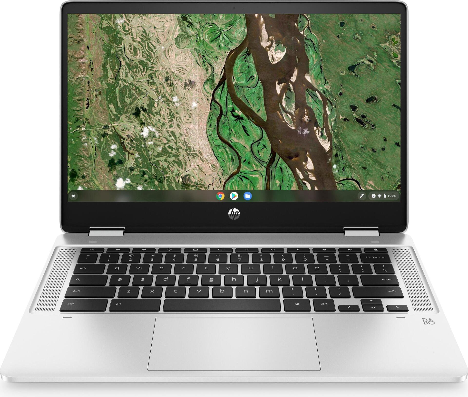 Купить HP Chromebook x360 14b-cb0021ng - Flip-Design - Intel Celeron N4500 - Chrome OS - UHD Graphics - 4 GB RAM - 64 GB eMMC - 35.6 cm (14") IPS Touchscreen 1920 x 1080 (Full HD) - Wi-Fi 5 - Natural Silver (Abdeckung und Tasta (4C262EA#ABD) в магазине wardena.ru