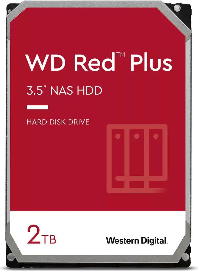 Купить WD Red Plus WDBAVV0020HNC - Festplatte - 2 TB - intern - 3.5" (8.9 cm) - SATA 6Gb/s (WDBAVV0020HNC-WRSN) в магазине wardena.ru