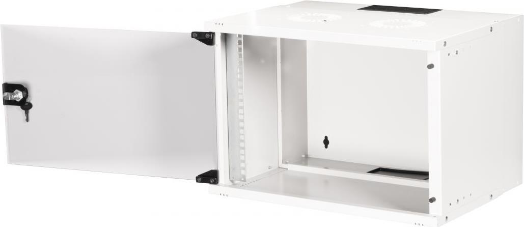 Купить Equip Eco Mount 19' Schrank - 07HE - 540X400mm - RAL7035 Grau - Wandmontiertes Regal - 7U - Sperrschloss - 9,06 kg - Hellgrau (EWM-07-5440-G) в магазине wardena.ru