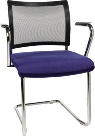 Купить Besucherstuhl Visit NV49AG26 Freischw. inkl. Arml. bl (NV49AG26) в магазине wardena.ru