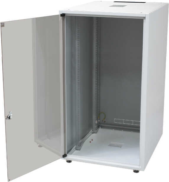 Купить IT-BUDGET 19"-Netzwerkschrank SJB - 15 HE - BxT 600x600 mm - Glastür - Rückwand - lichtgrau (W-3987-01-03-011-BBL) в магазине wardena.ru