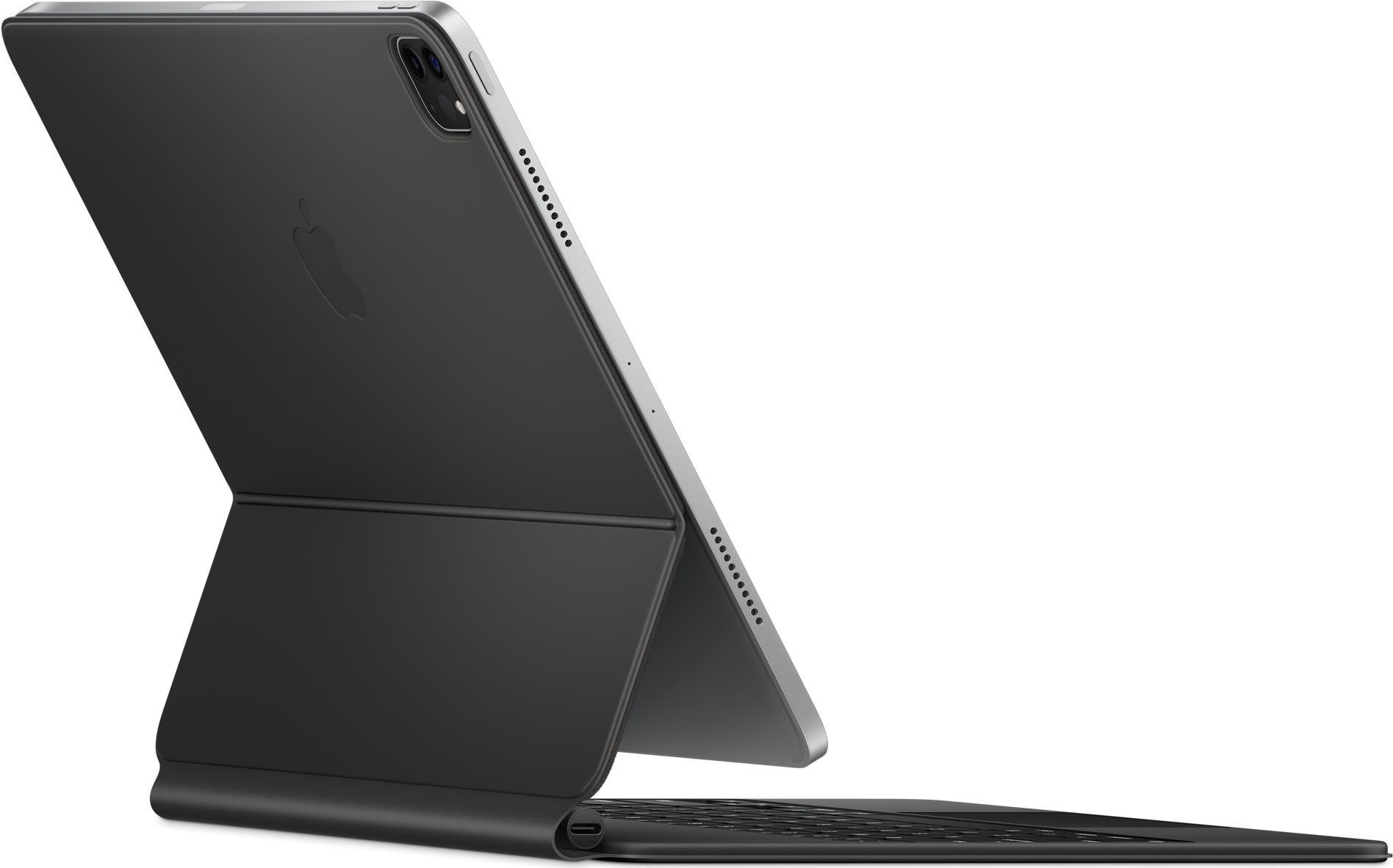 Купить Apple Magic Keyboard - Tastatur und Foliohülle - mit Trackpad - hinterleuchtet - Apple Smart connector - QWERTY - USA International - Schwarz - für 12.9"  iPad Pro (3. Generation, 4. Generation, 5. Generation) (MJQK3Z/A) в магазине wardena.ru