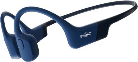 Купить AfterShokz OpenRun - Kopfhörer mit Mikrofon - offenes Ohr - hinter dem Nacken angebracht - Bluetooth - kabellos - Blau (S803BL) в магазине wardena.ru