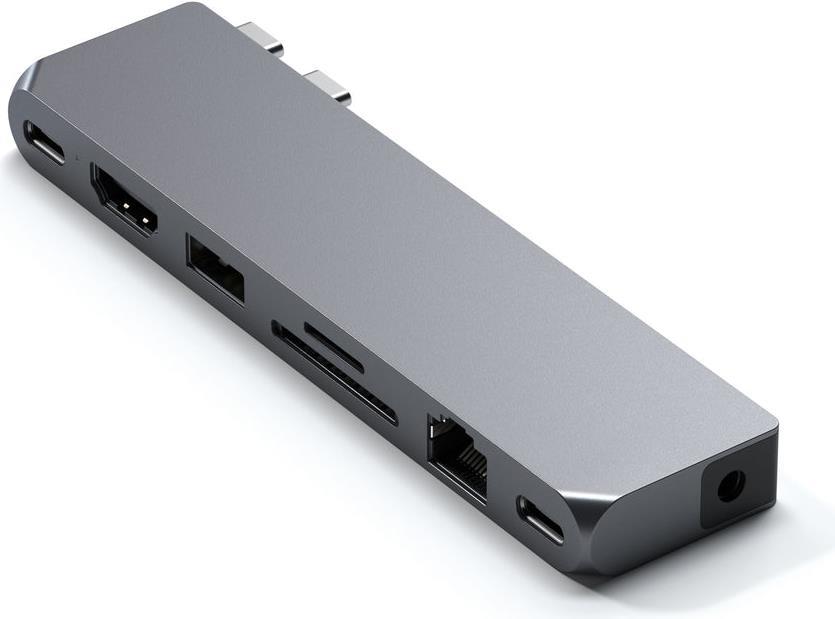 Купить Satechi Pro Hub Max - Dockingstation - USB-C x 2 - HDMI, USB4 - GigE (ST-UCPHMXM) в магазине wardena.ru