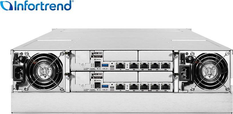 Купить Infortrend DS3016RUC000C-8V30 Disk-Array Rack (3U) (DS3016RUC000C-8V30) в магазине wardena.ru