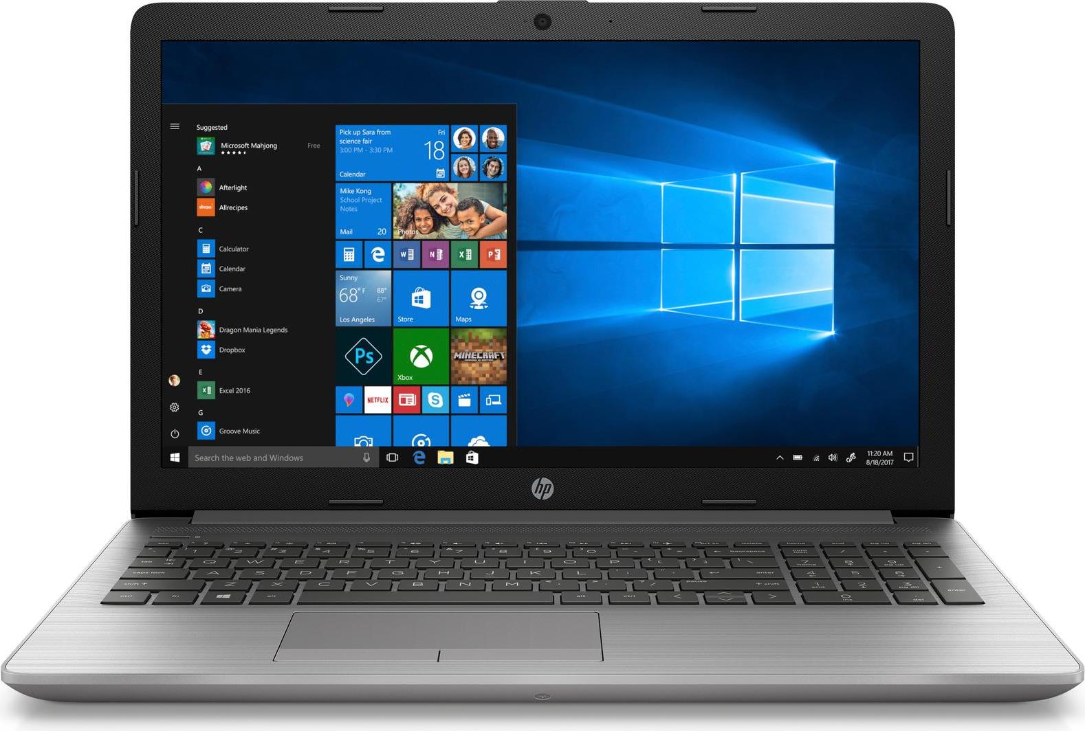 Купить HP 255 G7 SP AMD Ryzen 5 3500U 39,6cm 15.6" FHD AG UMA 8GB 256GB/SSD DVDRW WLAN BT W10P64 Silver 2J Gar. (DE) (2D200EA#ABD) в магазине wardena.ru