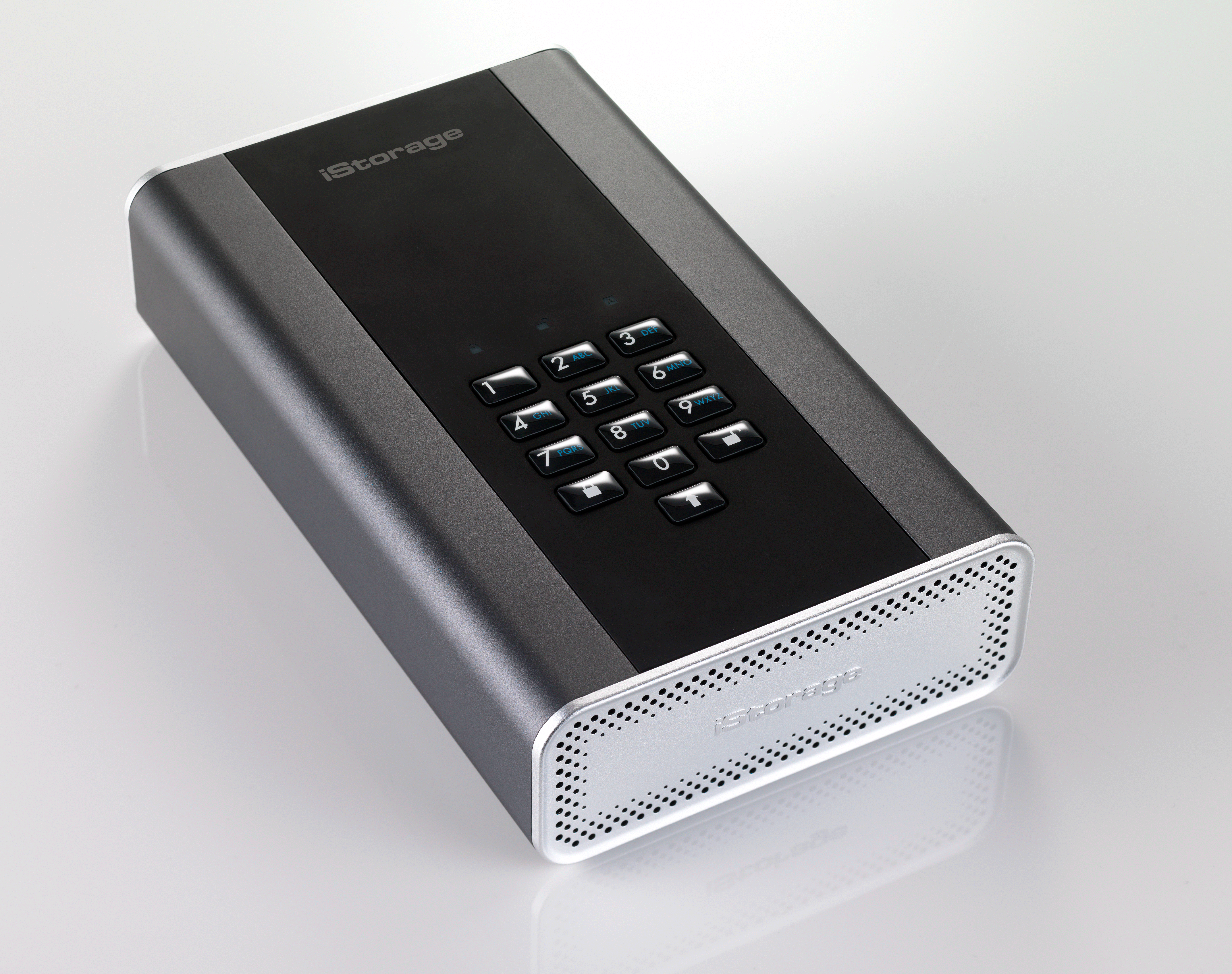 Купить iStorage diskAshur DT 2 - Festplatte - verschlüsselt - 2TB - extern (tragbar) - USB 3,1 - FIPS 197 - FIPS 140-2 Level 2, 256-bit AES-XTS (IS-DT2-256-2000-C-G) в магазине wardena.ru