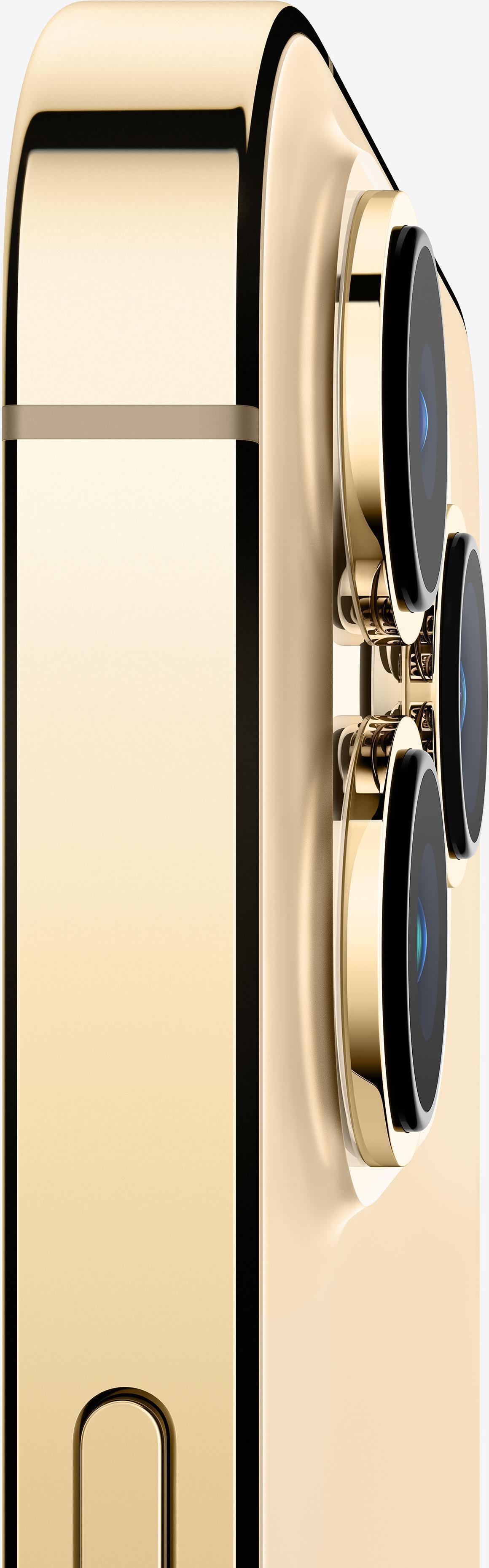 Купить Apple iPhone 13 Pro Max - 5G Smartphone - Dual-SIM / Interner Speicher 128 GB - OLED-Display - 6.7" - 2778 x 1284 Pixel (120 Hz) - Triple-Kamera 12 MP, 12 MP, 12 MP - front camera 12 MP - Gold (MLL83ZD/A) в магазине wardena.ru