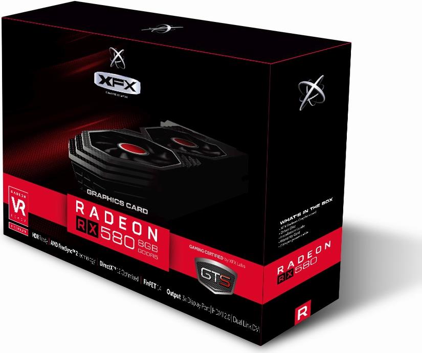 Купить XFX Radeon RX 580 GTS - XXX Edition - Grafikkarten - Radeon RX 580 - 8 GB GDDR5 - PCIe 3.0 x16 - DVI, HDMI, 3 x DisplayPort (RX-580P8DFD6) в магазине wardena.ru
