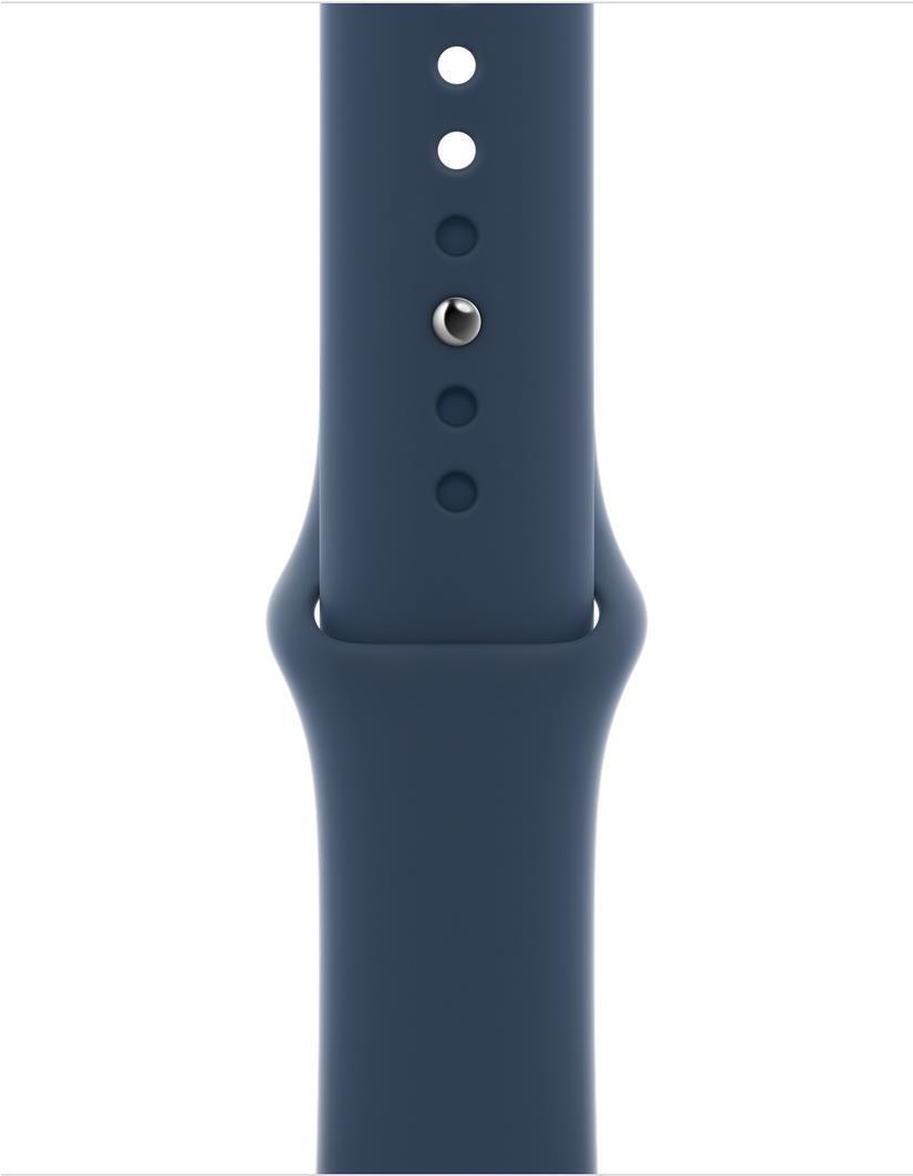 Купить Apple Watch SE (GPS) - 40 mm - Aluminium, Silber - intelligente Uhr mit Sportband - Flouroelastomer - abyss blue - Bandgröße: regelmäßig - 32GB - Wi-Fi, Bluetooth - 30,49 g (MKNY3FD/A) в магазине wardena.ru