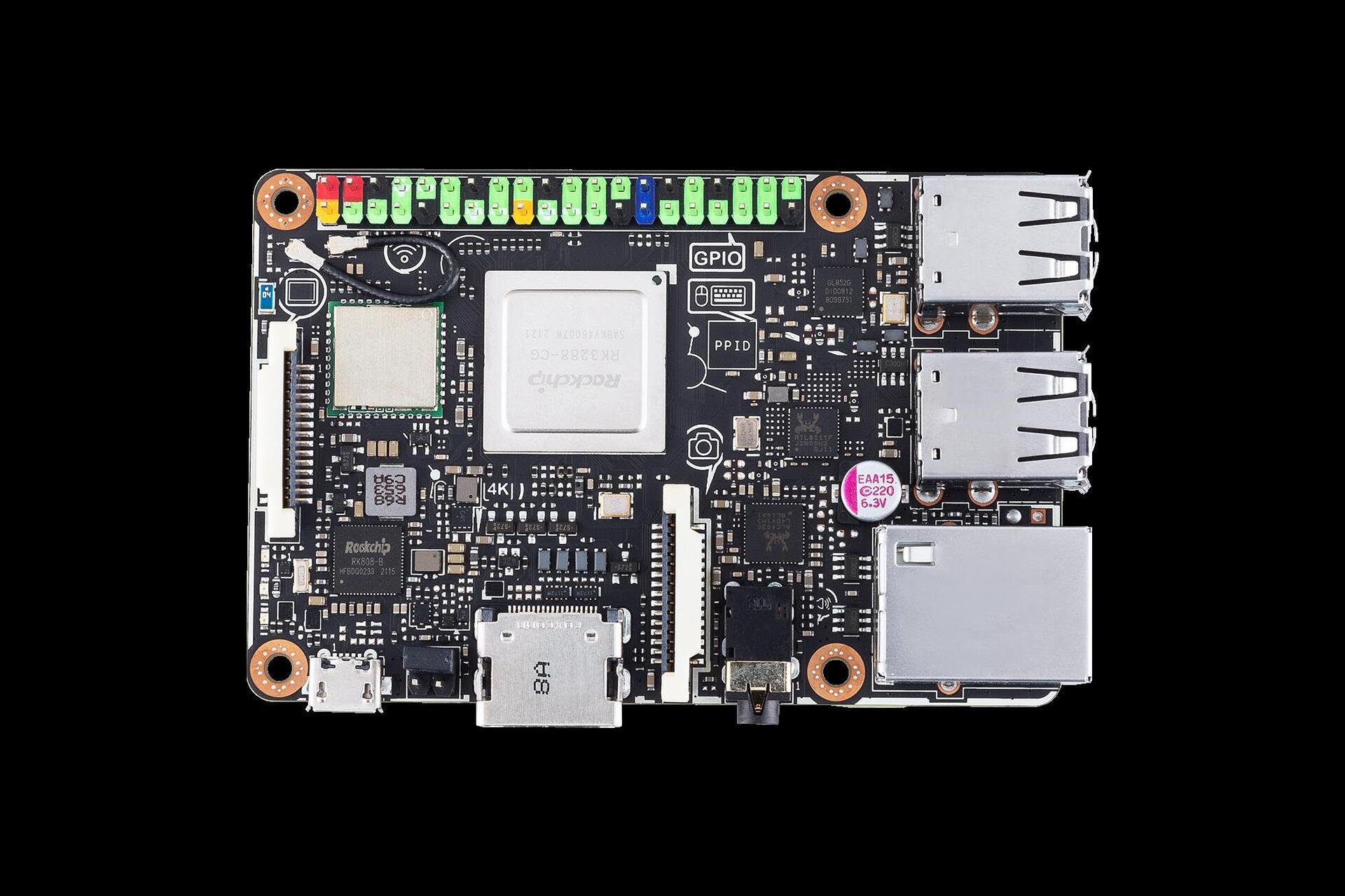 Купить ASUS Tinker Board S R2.0 - Einplatinenrechner - Rockchip RK3288-CG.W - RAM 2 GB - Flash 16 GB - 802.11b/g/n, Bluetooth 4.2 EDR (90ME03H1-M0EAY0) в магазине wardena.ru
