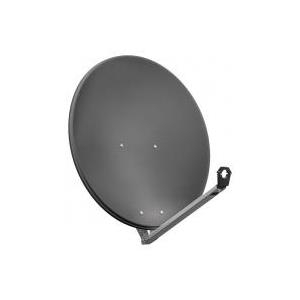 Купить Wentronic Goobay 80 cm Alu-Satellitenspiegel, Anthrazit - für Ein-/Mehrteilnehmer und mit besonders stabilem Feedarm (67333) в магазине wardena.ru