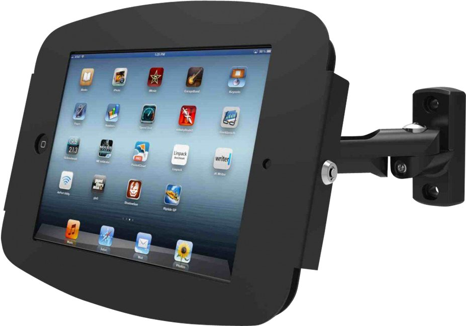 Купить Compulocks Space Swing Arm - iPad 12.9" Wall Mount - Black - Befestigungskit (Montage-Adapter, Diebstahlschutzgehäuse) für Apple iPad Pro (neig- und schwenkbar) - verriegelbar - hochwertiges Aluminium - Schwarz - für App (827B290SENB) в магазине wardena.ru