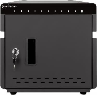 Купить MANHATTAN 10-Port Ladeschrank 180 W 10 USB-C PD-Ports, geräumige Fächer für Handys und Tablets, 180 W gesamt, bis zu 3 A/18 W pro Port, abschließbar, Überspannungsschutz, leiser Lüfter, Metallgehäuse, schwarz (715942) в магазине wardena.ru