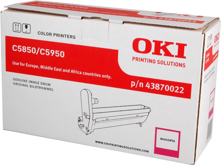Купить OKI - Trommel-Kit Magenta - 20000 Seiten - für OKI MC560dn, MC560n, C5850dn, 5850n, 5950cdtn, 5950dn, 5950dtn, 5950n (43870022) в магазине wardena.ru