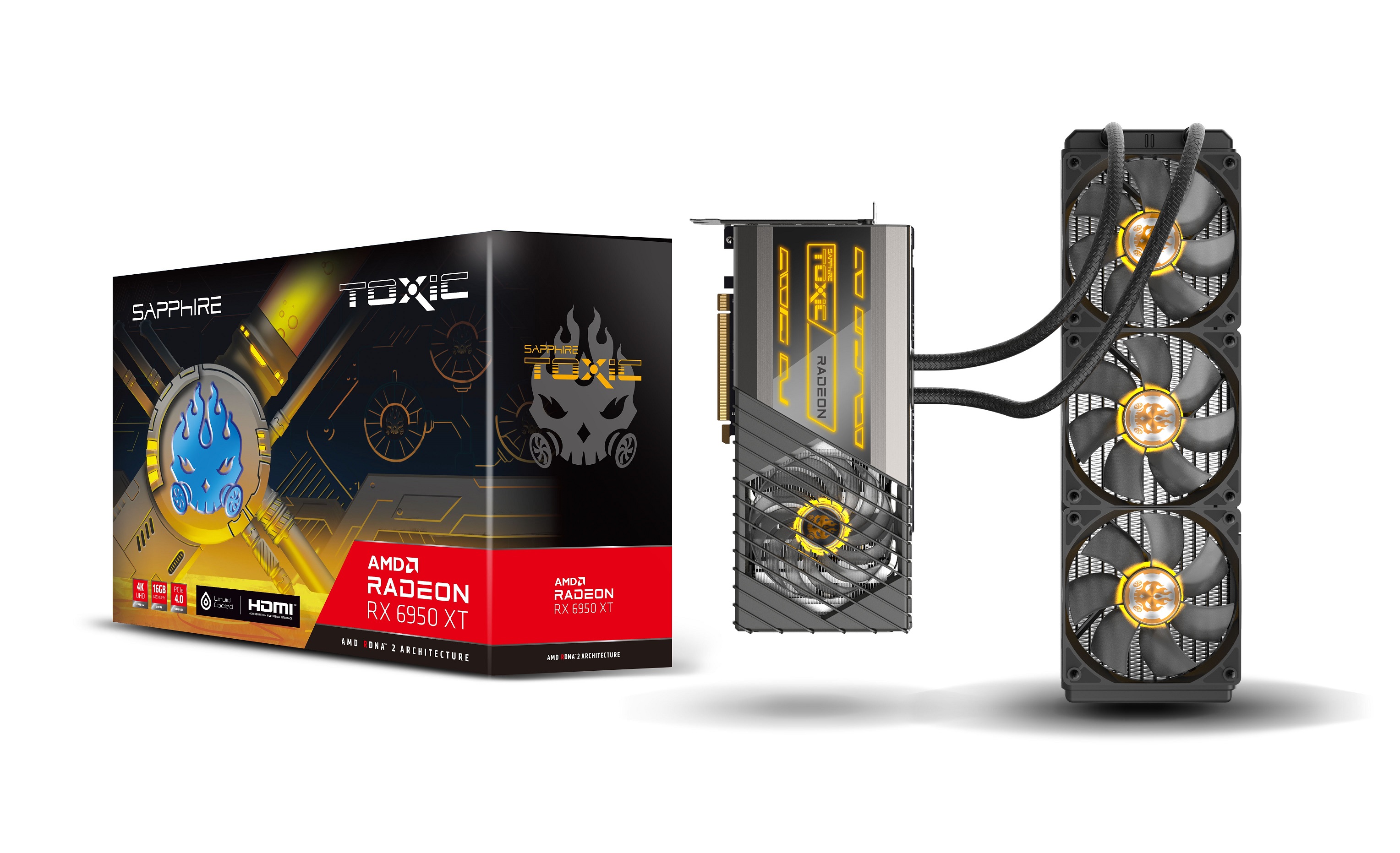 Купить Sapphire TOXIC Radeon RX 6950 XT limited edition - Grafikkarten - Radeon RX 6950 XT - 16GB GDDR6 - PCIe 4,0 - HDMI, 3 x DisplayPort (11317-01-20G) в магазине wardena.ru