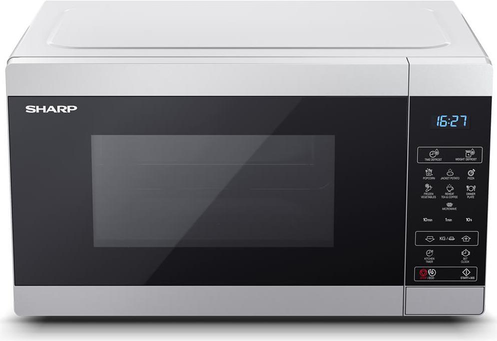 Купить Sharp YC-MS51E-S Mikrowelle Arbeitsplatte Solo-Mikrowelle 25 l 900 W Schwarz - Stahl (YC-MS51ES) в магазине wardena.ru