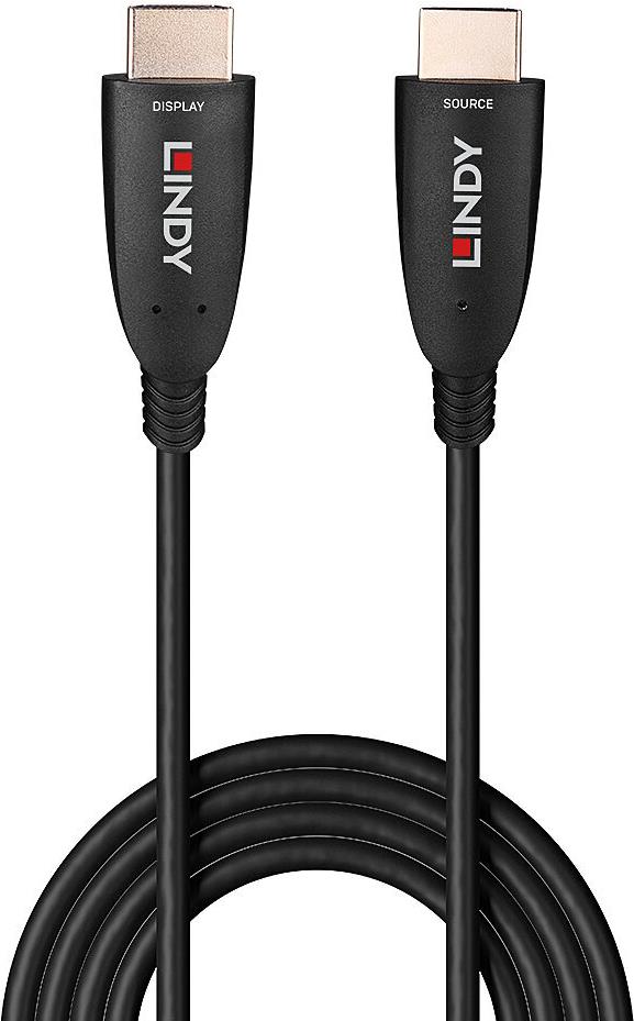 Купить Lindy 100m Fibre-Optic-Hybrid HDMI 8K60 Kabel - 100 m - HDMI Typ A (Standard) - HDMI Typ A (Standard) - 48 Gbit/s - Schwarz (38518) в магазине wardena.ru