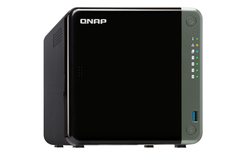 Купить QNAP TS-453D NAS Tower Eingebauter Ethernet-Anschluss Schwarz J4125 (TS-453D-8G/24TBVN) в магазине wardena.ru