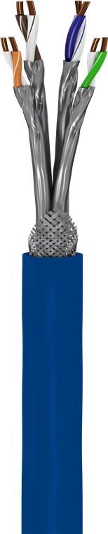 Купить Goobay CAT 7A Netzwerkkabel S/FTP PiMF blau - Kupferleiter CU AWG 22/1 solid (75715) в магазине wardena.ru