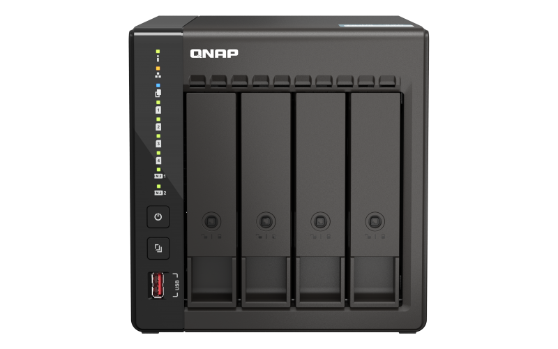 Купить QNAP TS-453E - NAS-Server - SATA 6Gb/s - RAID 0, 5, 6, 10 - RAM 8GB - iSCSI Support (TS-453E-8G) в магазине wardena.ru