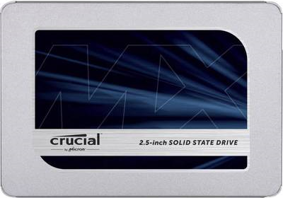 Купить Micron Crucial MX500 - SSD - verschlüsselt - 2 TB - intern - 2.5" (6.4 cm) - SATA 6Gb/s - 256-Bit-AES - TCG Opal Encryption 2.0 (CT2000MX500SSD1) в магазине wardena.ru
