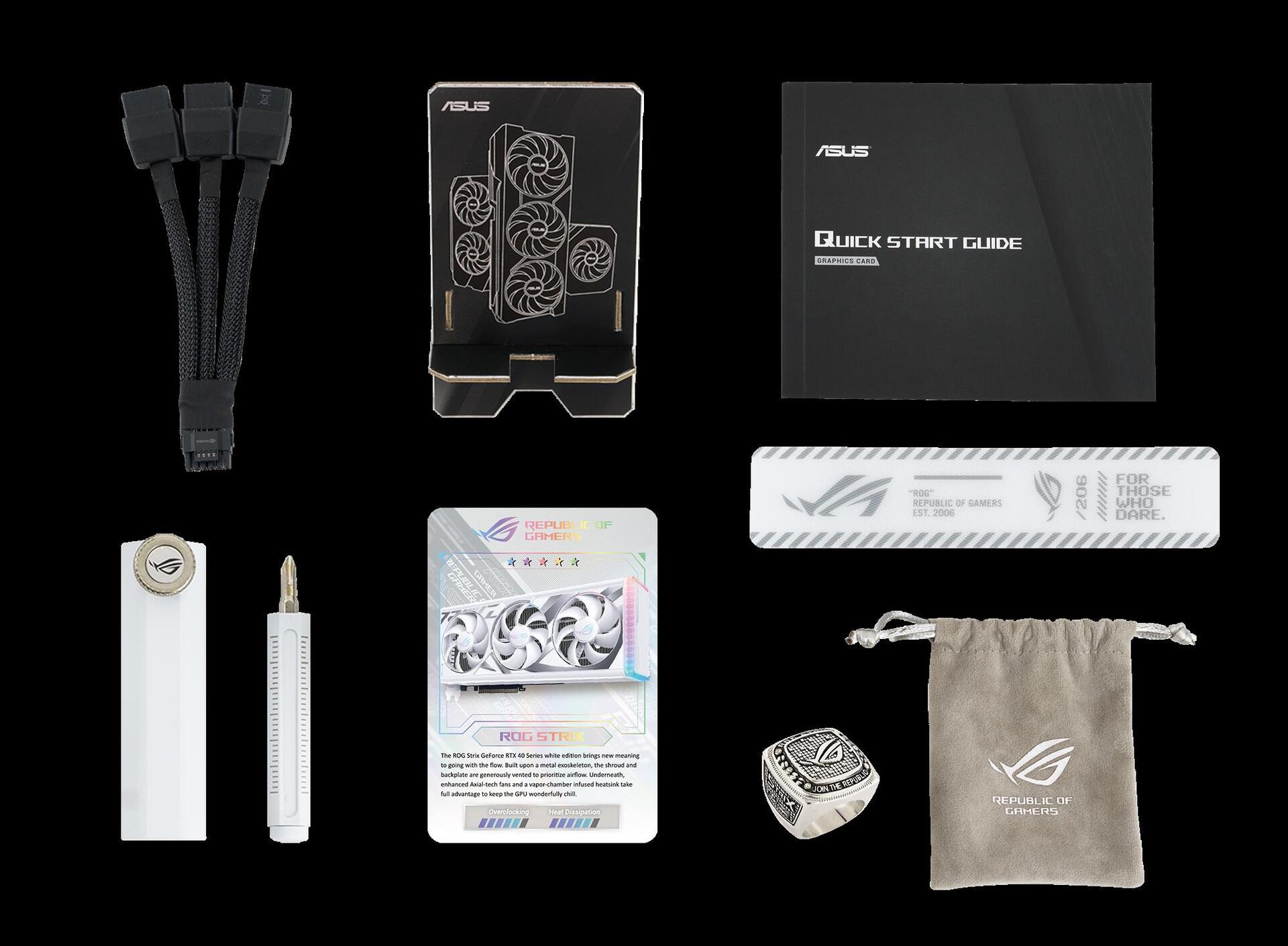 Купить ASUS ROG Strix GeForce RTX 4080 - OC Edition - Grafikkarten - GeForce RTX 4080 - 16 GB GDDR6X - PCIe 4.0 - 2 x HDMI, 3 x DisplayPort - weiß (90YV0IC3-M0NA00) в магазине wardena.ru