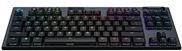 Купить Logitech Gaming G915 TKL - Tastatur - Hintergrundbeleuchtung - USB, Bluetooth, LIGHTSPEED - QWERTY - US International - Tastenschalter: GL Tactile - Kohle (920-009503) в магазине wardena.ru