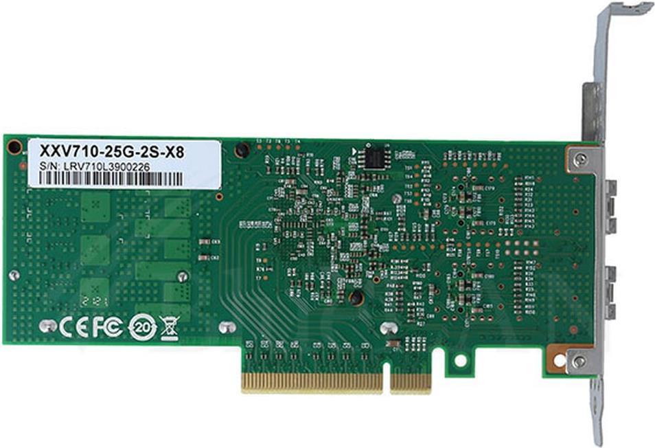 Купить BlueLAN Converged Network Adapter XXV710, Ethernet, FCoE, 25GbE Dual Port SFP28, Chipsatz: Intel XXV710, PCIe 3.0, x8 Lane, Betriebssystem: Windows, Linux, FreeBSD, Virtualisierung: VMware ESXi, SLSE (BLCNADAC07) в магазине wardena.ru