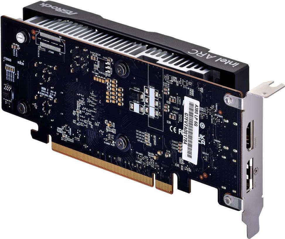 Купить Asrock Intel Arc A380 Low Profile 6GB OC GDDR6 VGA Card retail (90-G46ZZ-00UANF) в магазине wardena.ru