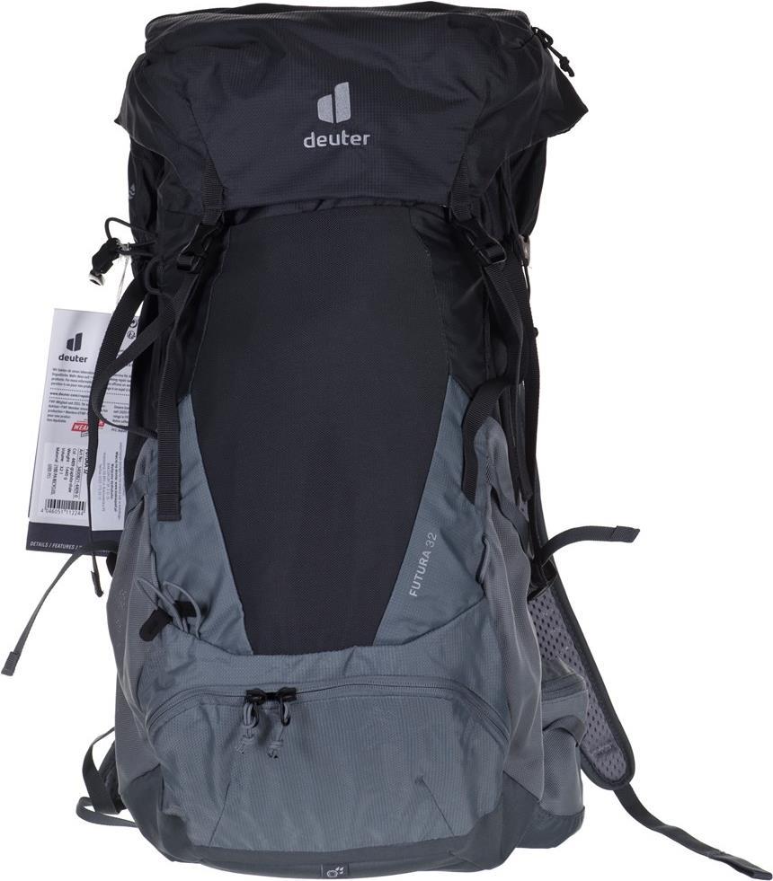 Купить Deuter Futura - Oben - Bergsteigen - Wandern - Grau - Unisex - Polyamid - Seitentasche (340082144090) в магазине wardena.ru