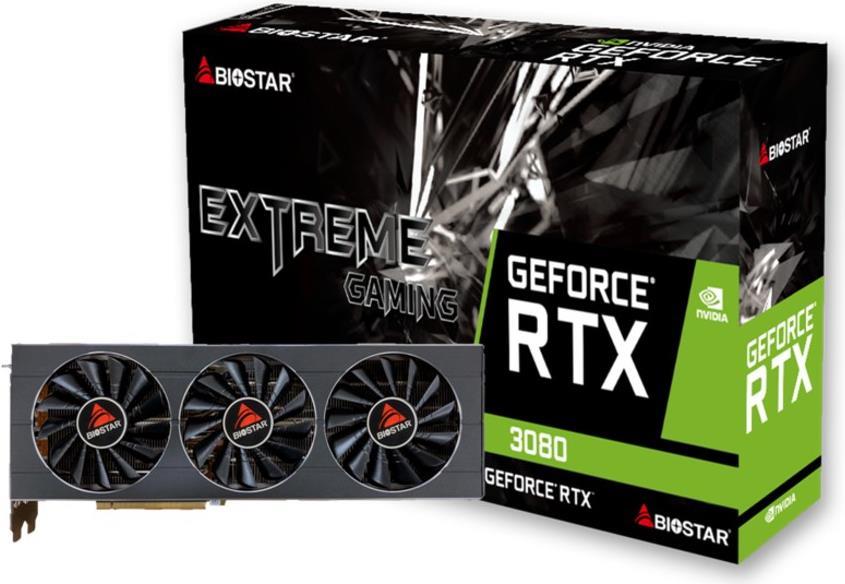 Купить Biostar VN3806RMT3 Grafikkarte NVIDIA GeForce RTX 3080 10 GB GDDR6X (VN3806RMT3) в магазине wardena.ru