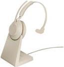 Купить GN Jabra Jabra Evolve2 65 MS Mono - Headset - On-Ear - konvertierbar - Bluetooth - kabellos - USB-A - Geräuschisolierung - beige - mit Ladestation (26599-899-988) в магазине wardena.ru