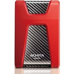 Купить ADATA DashDrive Durable HD650 - Festplatte - 2 TB - extern (tragbar) - 2.5" (6.4 cm) - USB 3.1 - 256-Bit-AES - Rot (AHD650-2TU31-CRD) в магазине wardena.ru