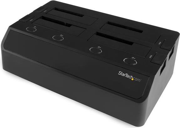 Купить StarTech.com 4 Bay festplatten Dockingstation für 2.5"/3.5" SSDs und HDDs - eSATA/USB 3.0 zu SATA (6 Gbit/s) - Speichergehäuse - 4 Schächte (SATA-600) (SDOCK4U33E) в магазине wardena.ru