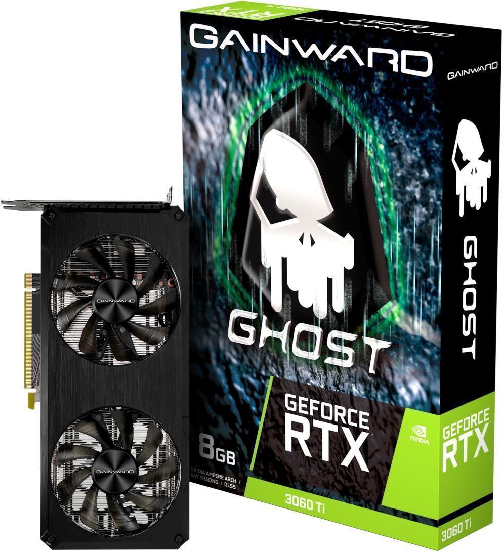 Купить Gainward GeForce RTX 3060 Ti Ghost - GeForce RTX 3060 Ti - 8 GB - GDDR6 - 256 Bit - 7680 x 4320 Pixel - PCI Express x16 4.0 (2270) в магазине wardena.ru