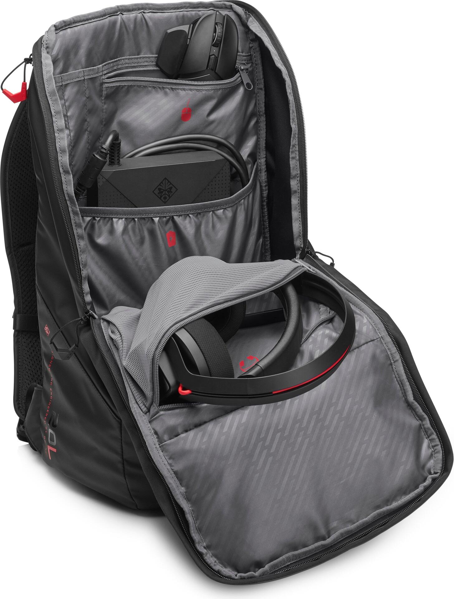 Купить HP OMEN Transceptor 15 Rucksack - Rucksack - 39,6 cm (15.6") - Schultergurt - 840 g (7MT84AA) в магазине wardena.ru