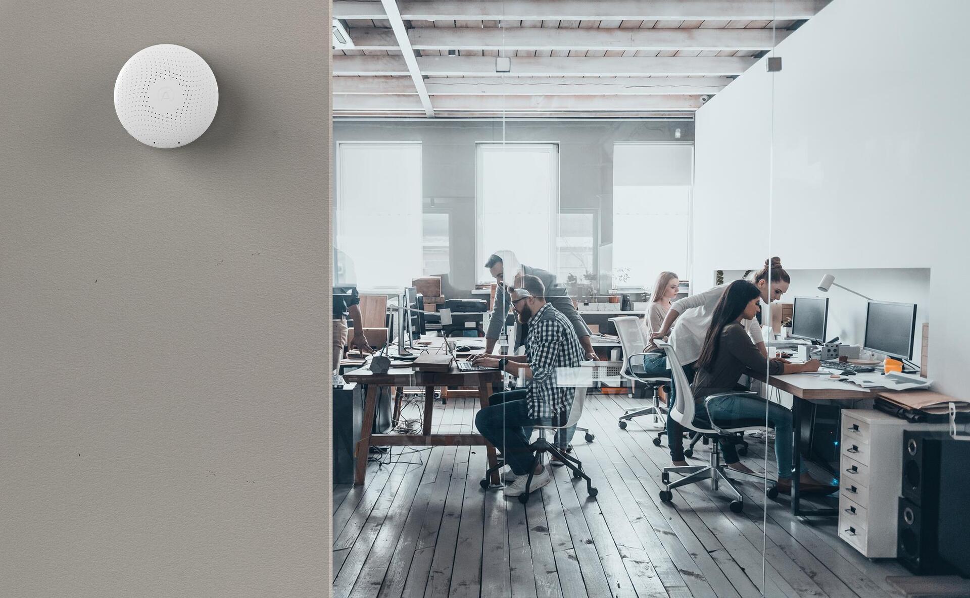 Купить Airthings Wave Plus Smart-Home-Multisensor Kabellos Bluetooth (2910) в магазине wardena.ru